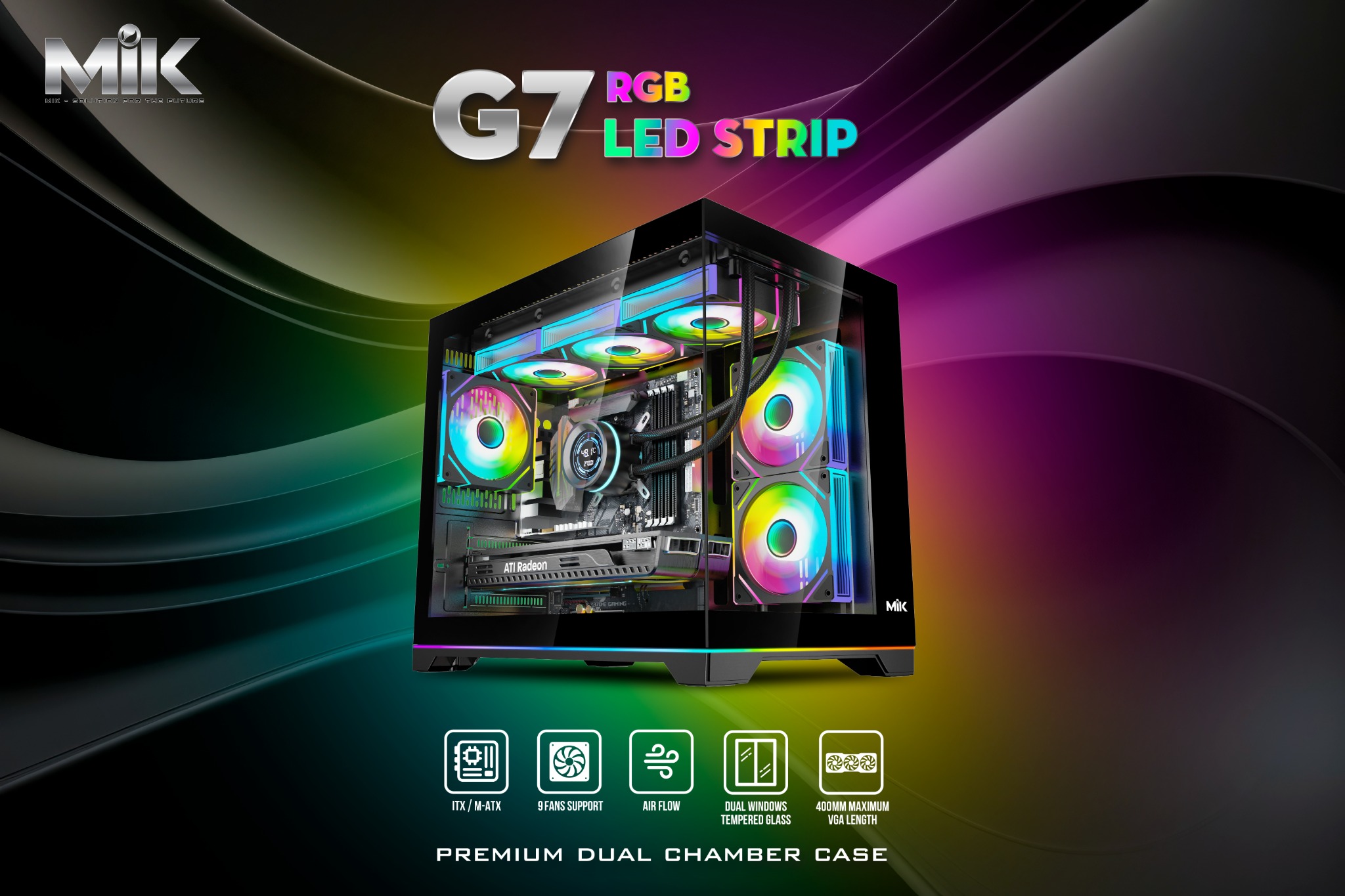 vo case mik g7 led strip black hacom 7
