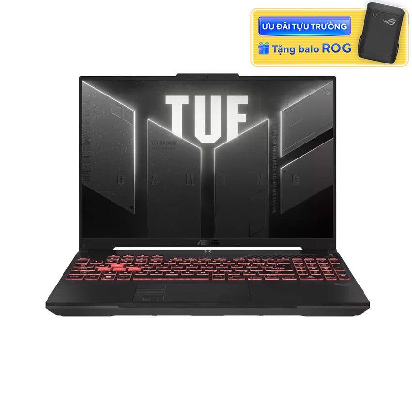 Laptop Asus Gaming TUF A16 FA607NUQ-RL007W (AMD Ryzen 7 170/ 16GB RAM D5/ 512GB SSD/ 16 WQXGA 144hz/RTX4050 6GB/Win11/Xám chính hãng