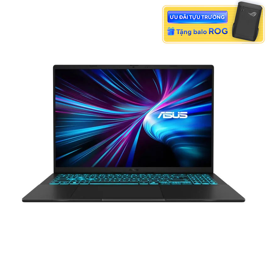 Laptop Asus Gaming V16 V3607VH-RP025W (Core 7 240H/16GB RAM/512B SSD/16 WUXGA 144hz/RTX5050 8GB/Win11/Đen) chính hãng