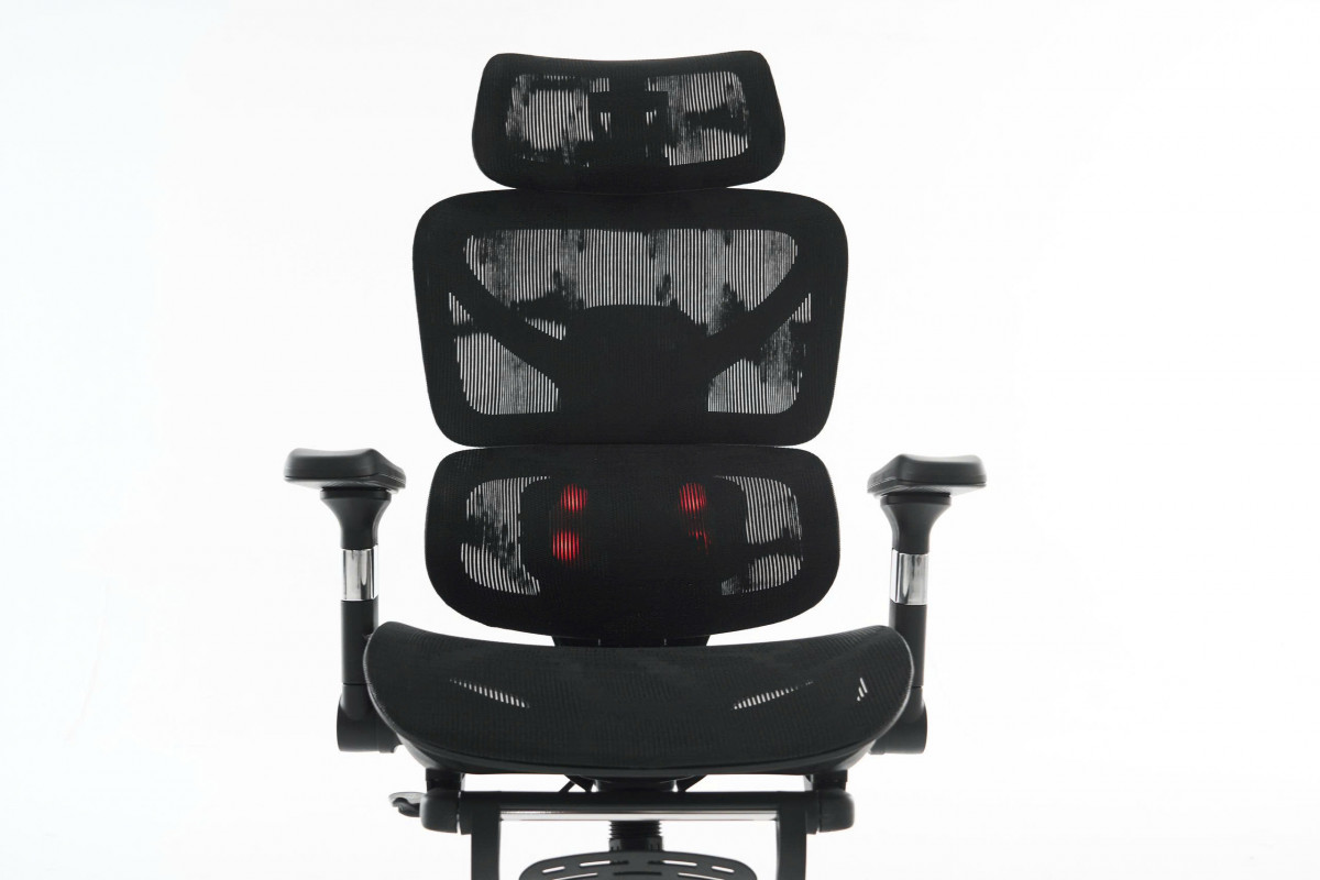 Ghế công thái học EEC230M Black (Tíc hợp máy massage lưng) - Hình 6