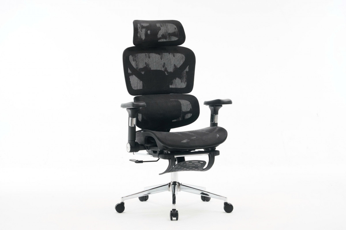 Ghế công thái học EEC230M Black (Tíc hợp máy massage lưng) - Hình 7