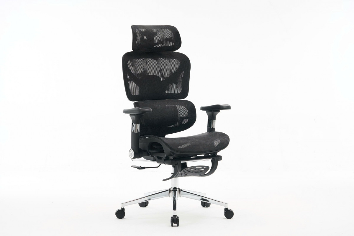 Ghế công thái học EEC230M Black (Tíc hợp máy massage lưng) - Hình 8