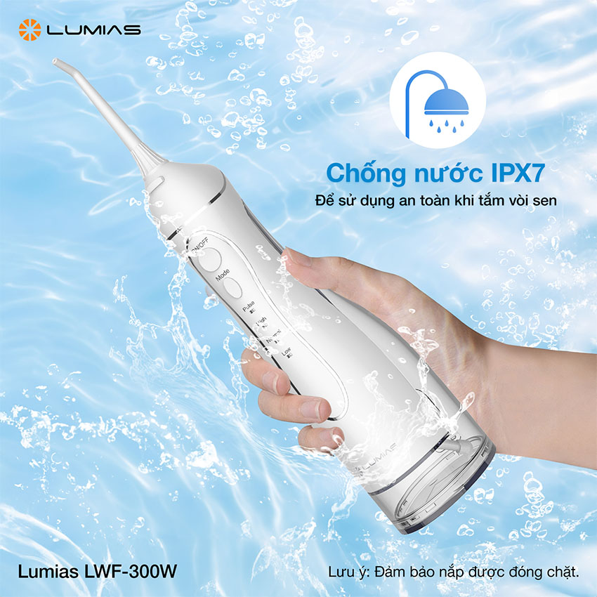 Máy Tăm Nước Dung Tích 300ML Lumias LWF-300W - Màu Trắng 2