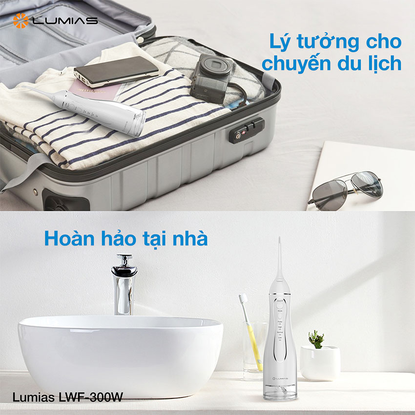 Máy Tăm Nước Dung Tích 300ML Lumias LWF-300W - Màu Trắng 3