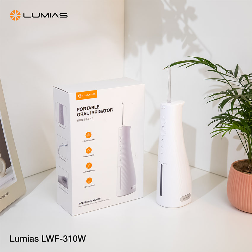 Máy Tăm Nước Dung Tích 310ML Lumias LWF-310W - Màu Trắng 3