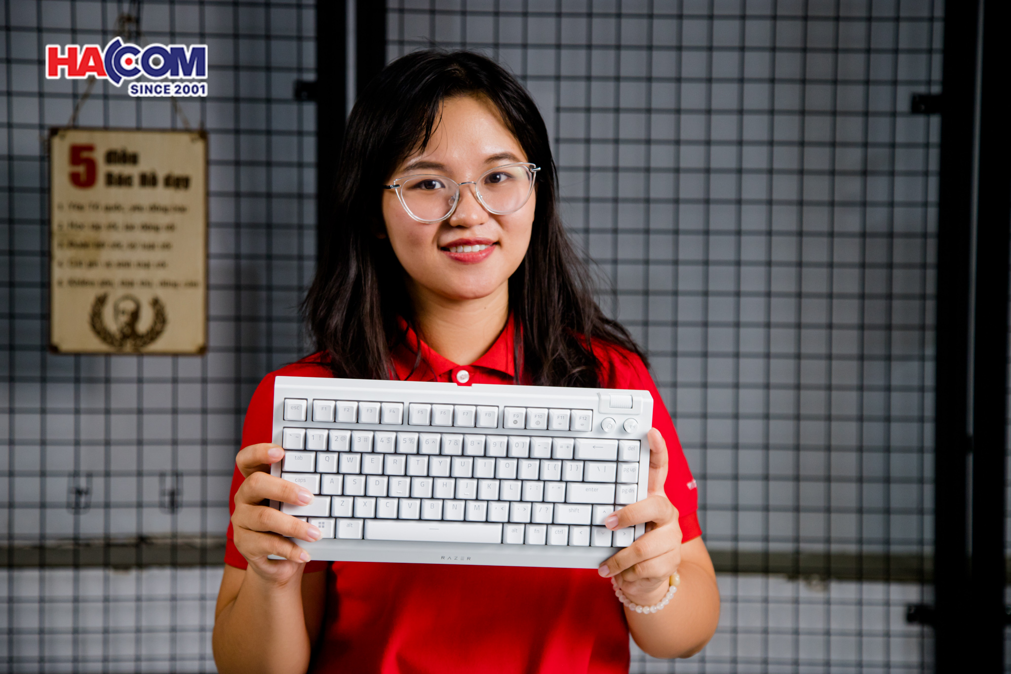 Bàn phím cơ có dây Razer BlackWidow V4 75% RGB White Edition Hotswap Razer Switch Orange RZ03-05001700-R3M1 9