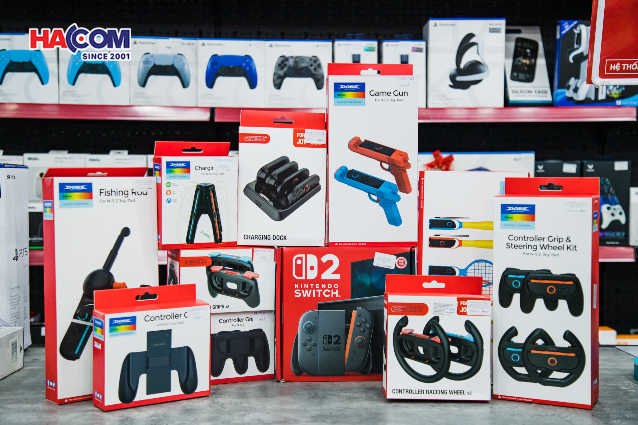 Bộ điều khiển và vô lăng Joy-con 4in1 cho Nintendo Switch 2 DOBE TNS-5109 6