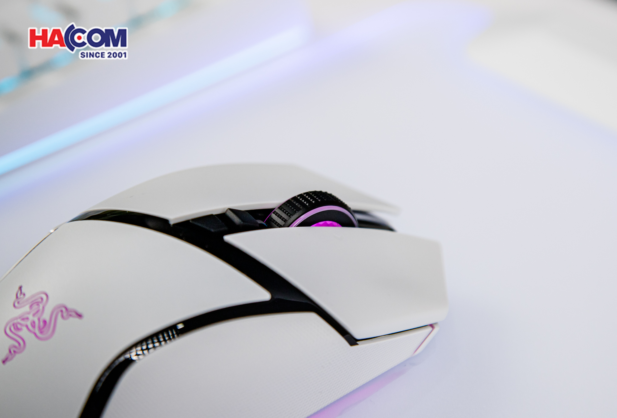 Chuột gaming không dây Razer Basilisk V3 Pro White Edition (USB Wireless, RGB) RZ01-04620200-R3A1 19