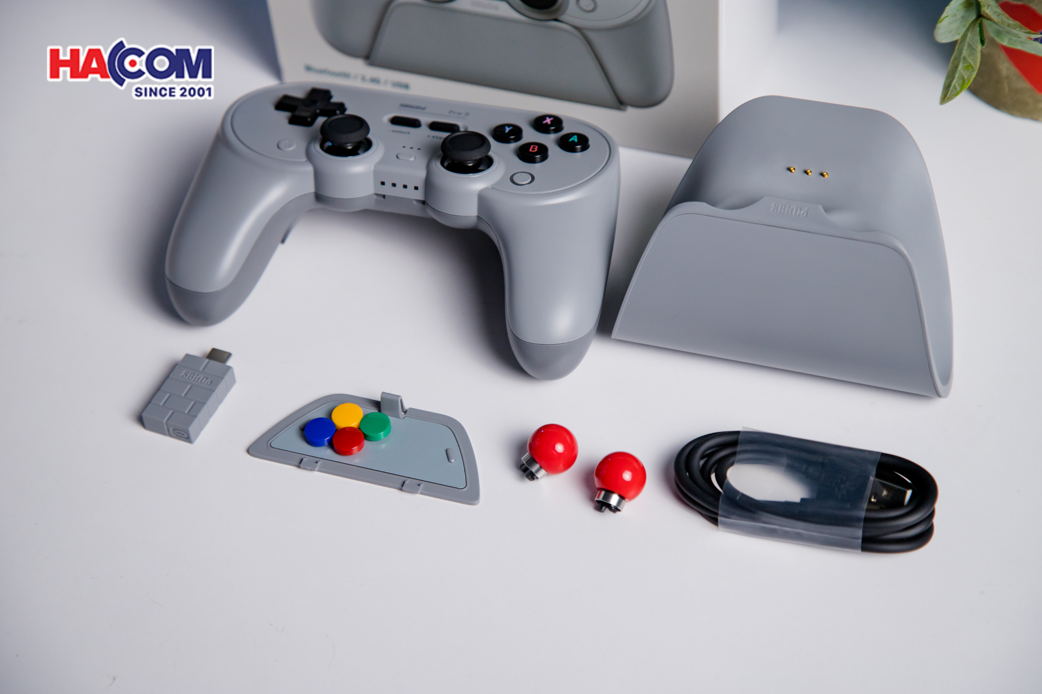 Tay cầm chơi game 8BitDo Pro 3 Bluetooth Gamepad - Gray 8