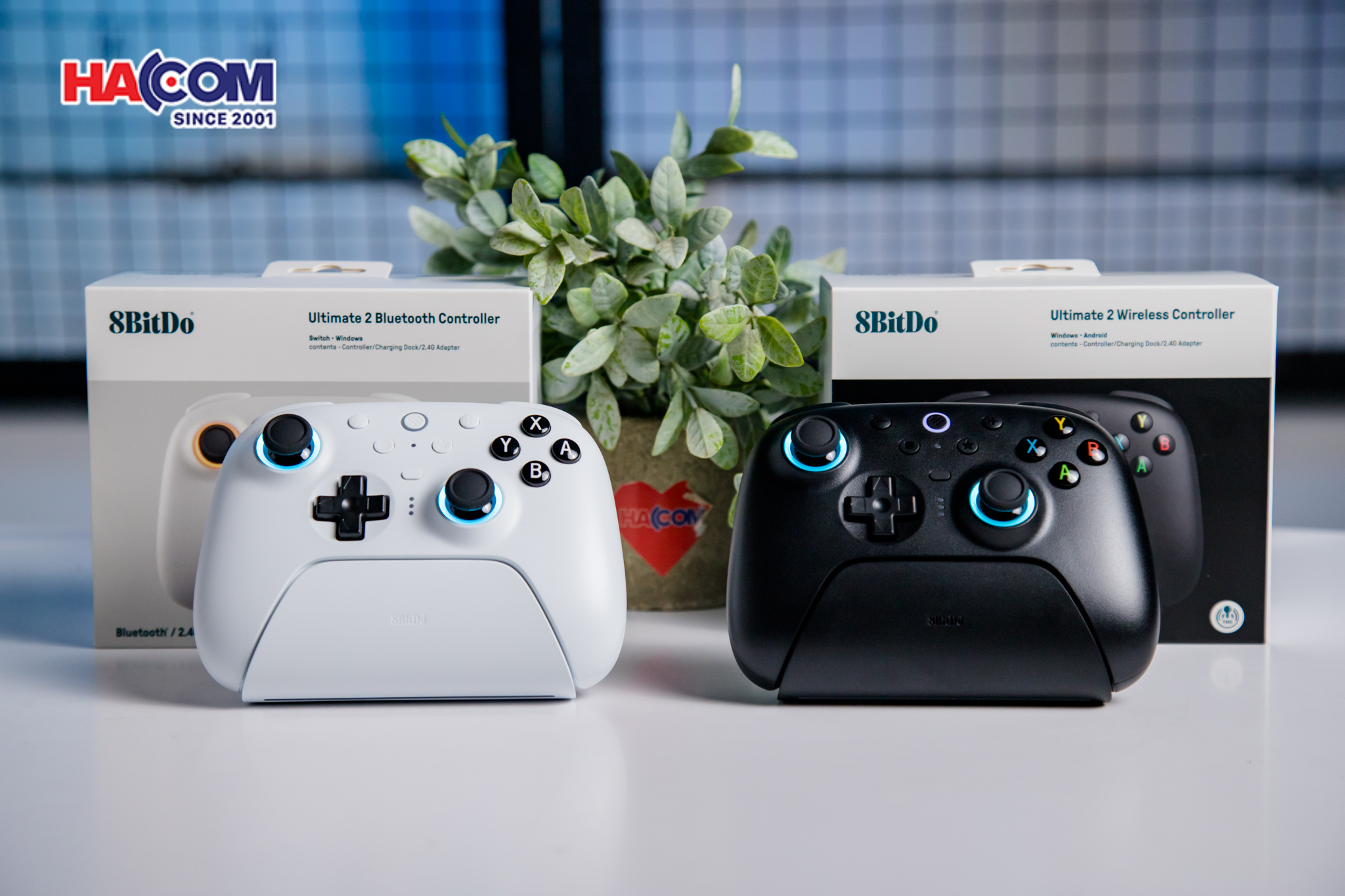 Tay cầm chơi game 8BitDo Ultimate 2 Bluetooth Controller - White 6