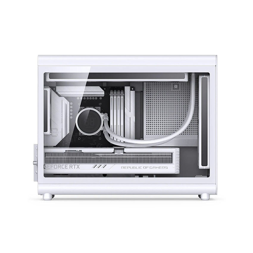 Vỏ case JONSBO D33 WOOD WHITE (mAtx/0 Fan) - Hình 6