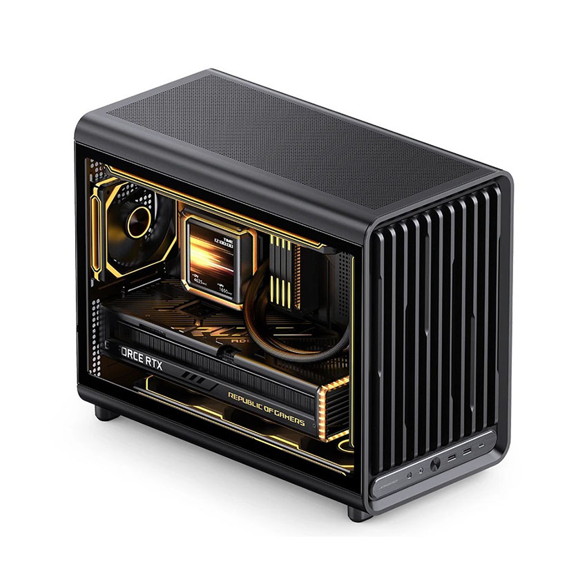 Vỏ case JONSBO D33 BLACK (mAtx/0 Fan) - Hình 5