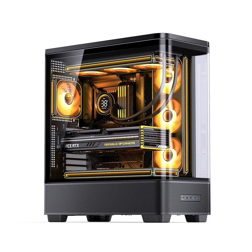 Vỏ case JONSBO TK-5 BLACK (Atx/0 Fan)