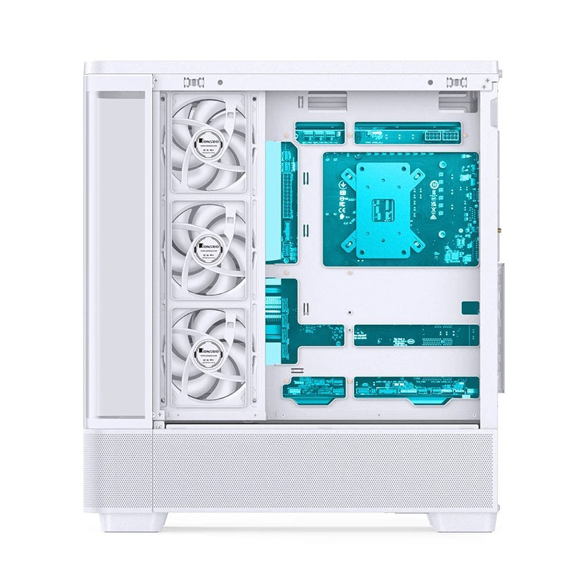 Vỏ case JONSBO TK-5 WHITE (Atx/0 Fan) - Hình 5