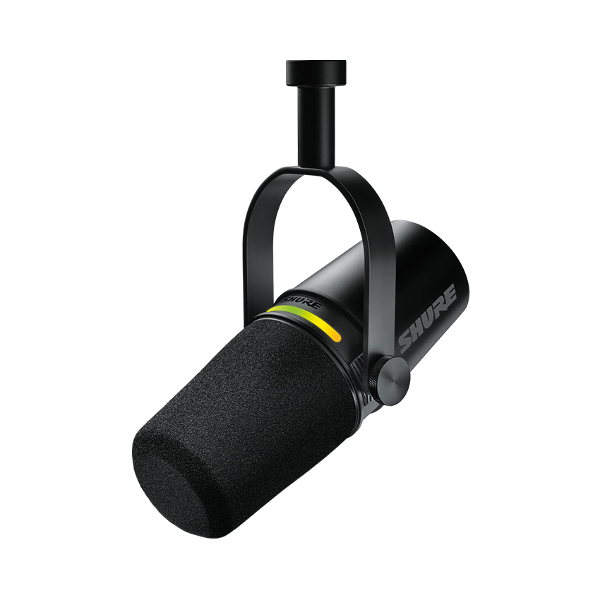 Micro thu âm Podcast Shure MV7+ (Màu đen) chính hãng