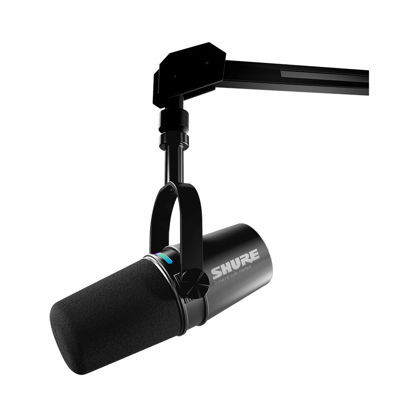 Micro thu âm Podcast tích hợp interface Shure MV7i (Màu đen) - Hình 2