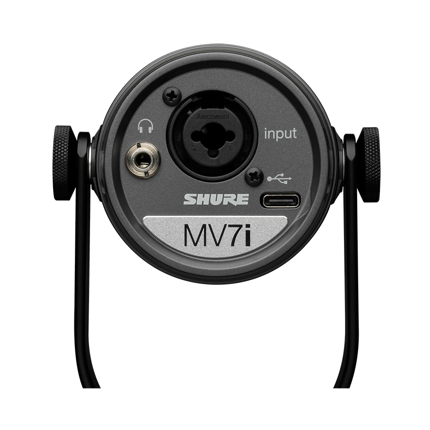 Micro thu âm Podcast tích hợp interface Shure MV7i (Màu đen) - Hình 5
