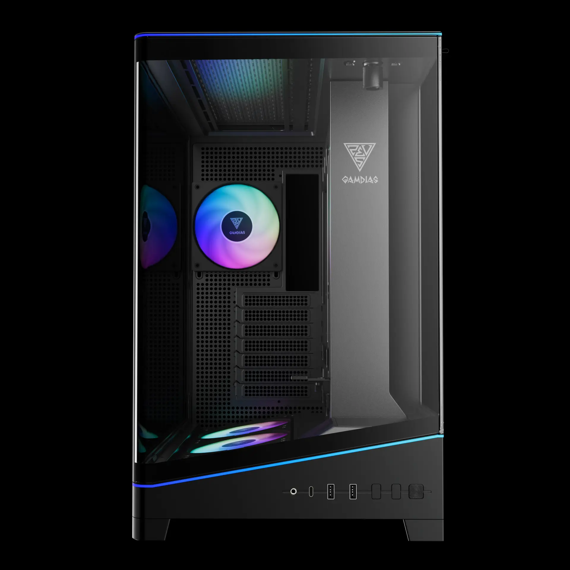 Vỏ Case ATLAS P6 CG BLACK (ATX/4 fan) - Hình 3