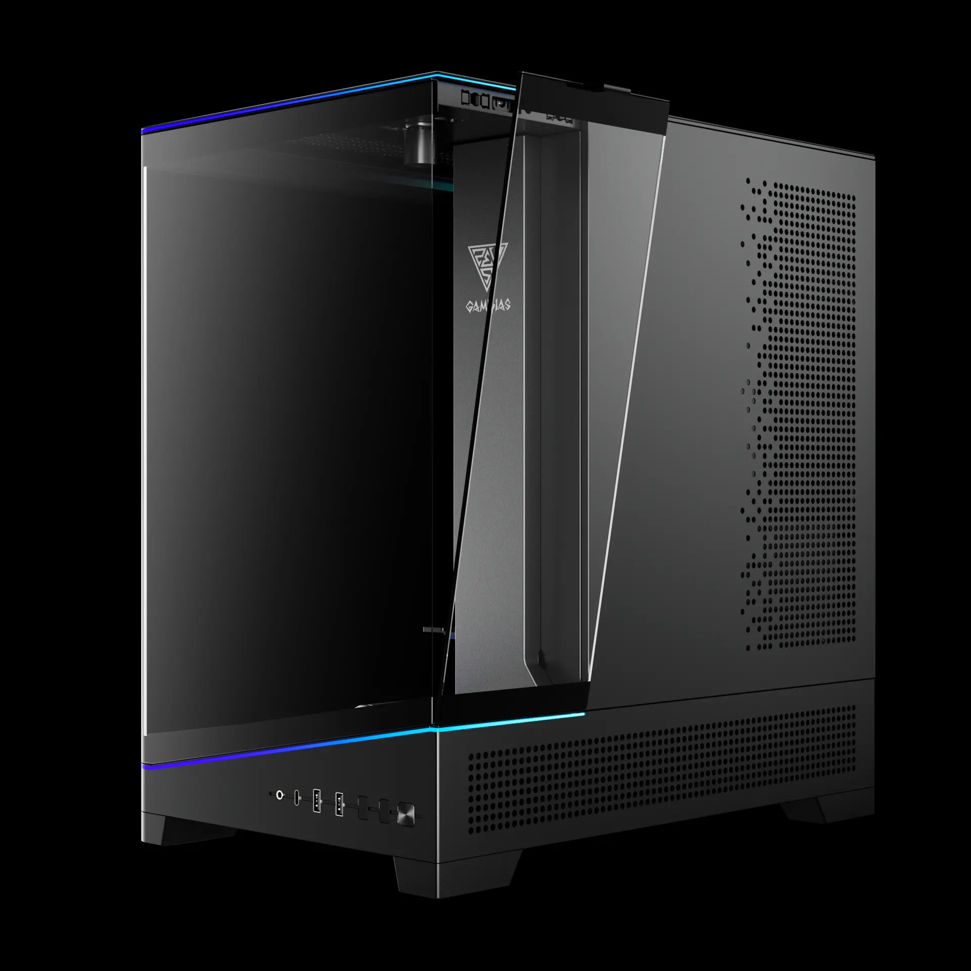 Vỏ Case ATLAS P6 CG BLACK (ATX/4 fan) - Hình 4