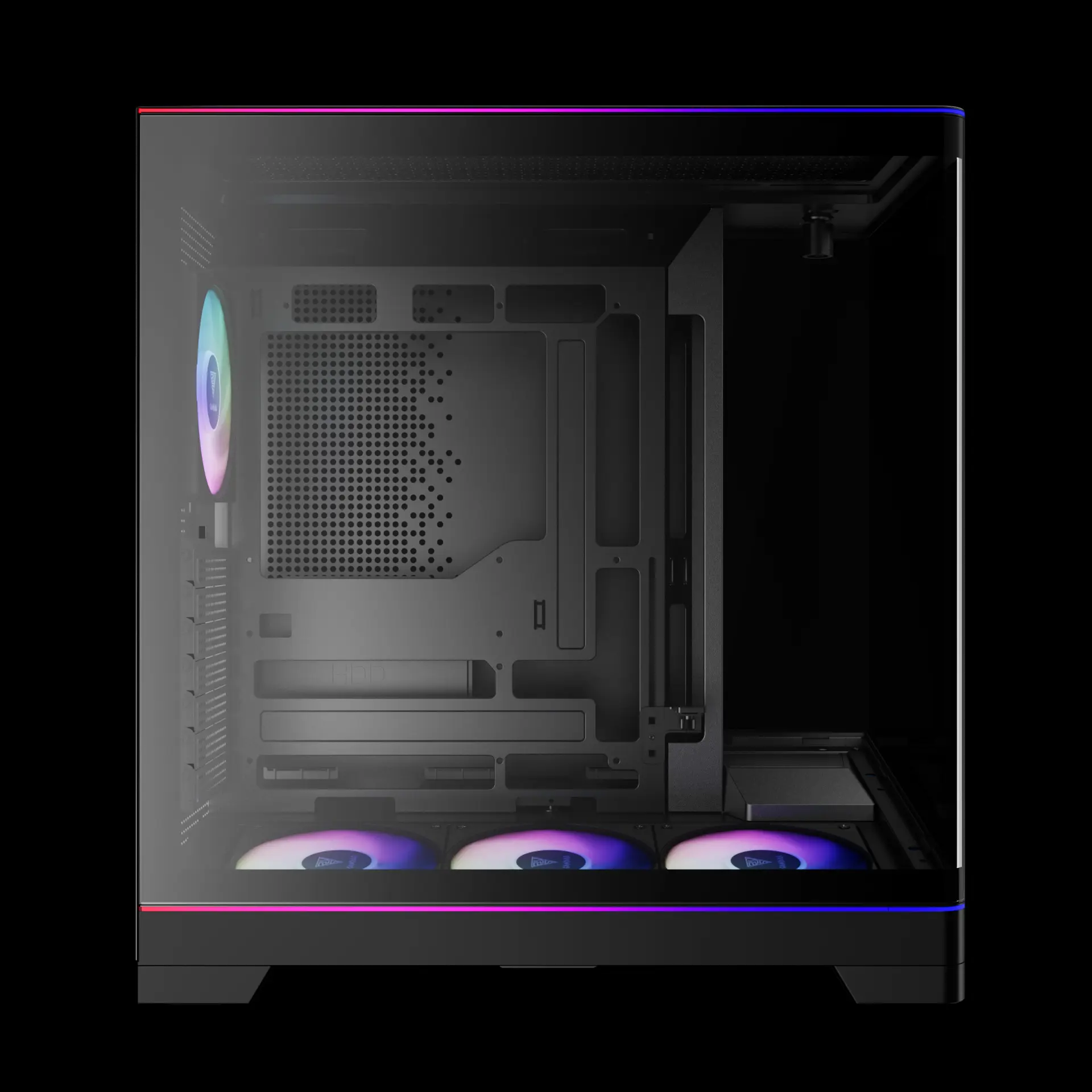 Vỏ Case ATLAS P6 CG BLACK (ATX/4 fan) - Hình 5