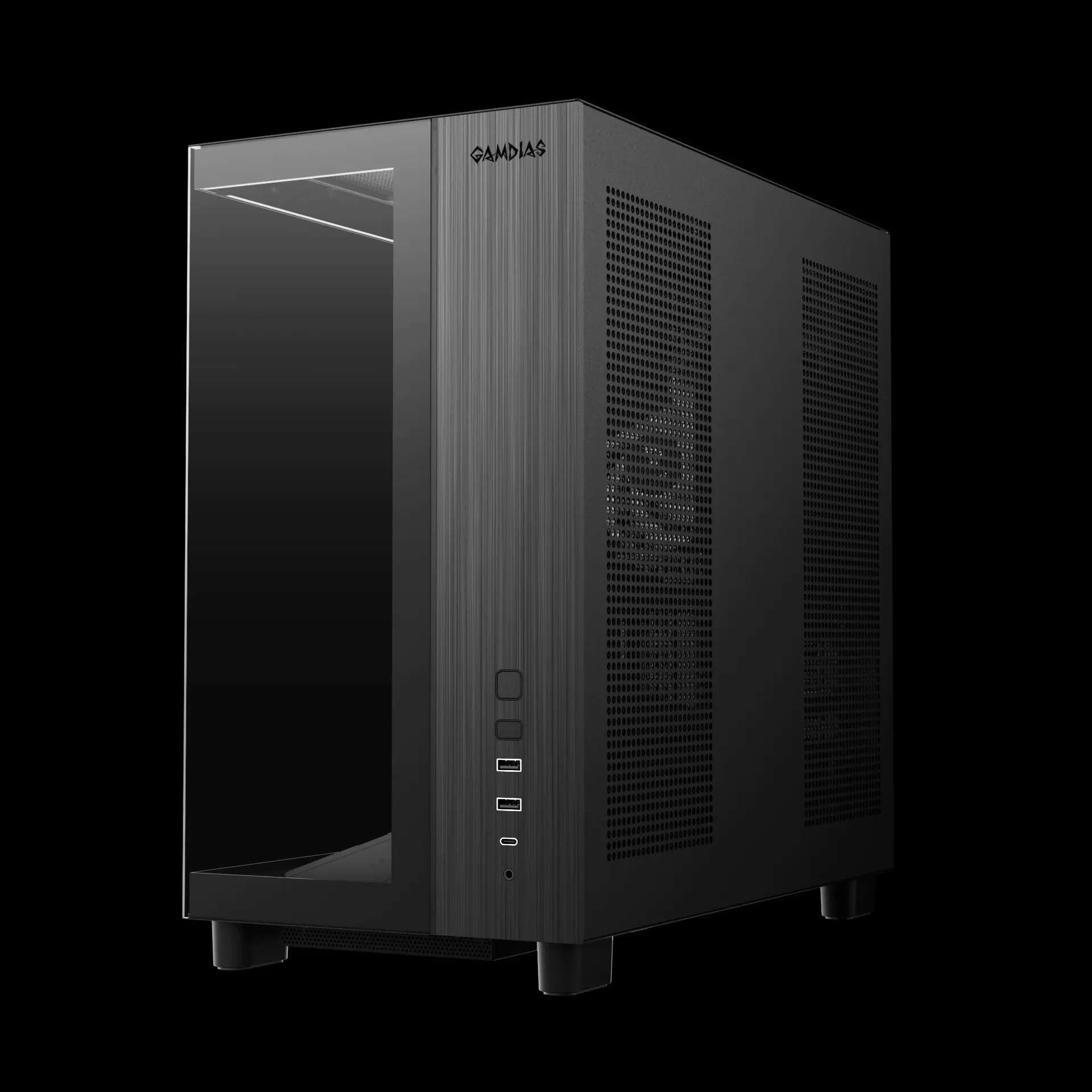 Vỏ Case GAMDIAS ATLAS M4 BLACK (ATX/4 fan) - Hình 5