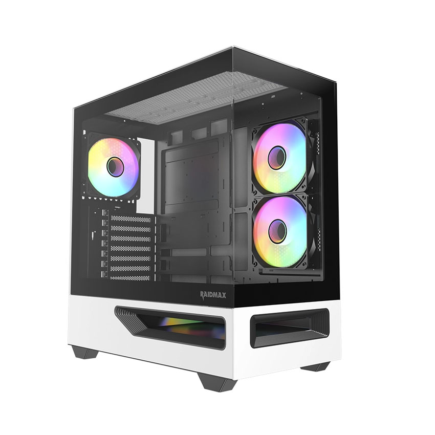 Vỏ Case Raidmax H200ZA Đen Trắng chính hãng
