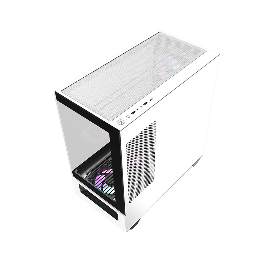 Vỏ Case Raidmax H200ZA Đen Trắng - Hình 2