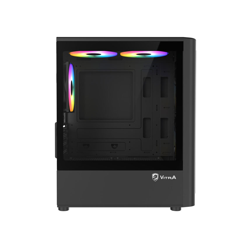 Vỏ Case VITRA Cruise VX6 Black RGB (mATX/3Fan) - Hình 2