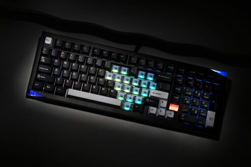 Bàn phím AKKO Mineral 02 VIA Black & Silver (Mirror Switch) 1