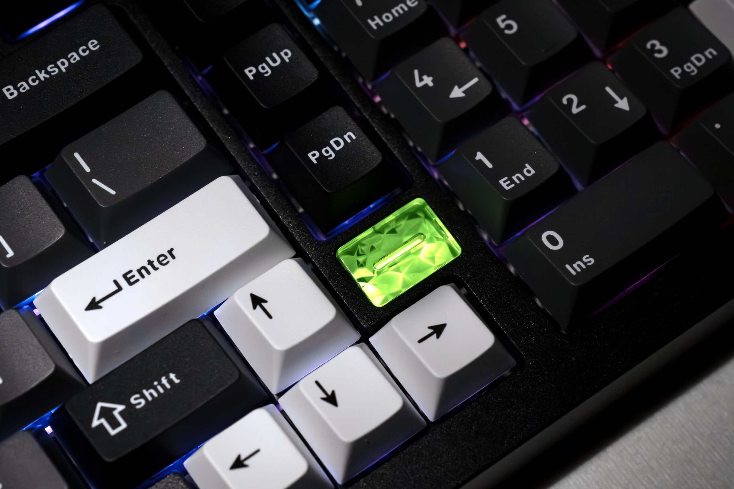 Bàn phím AKKO Mineral 02 VIA Black & Silver (Mirror Switch) 3