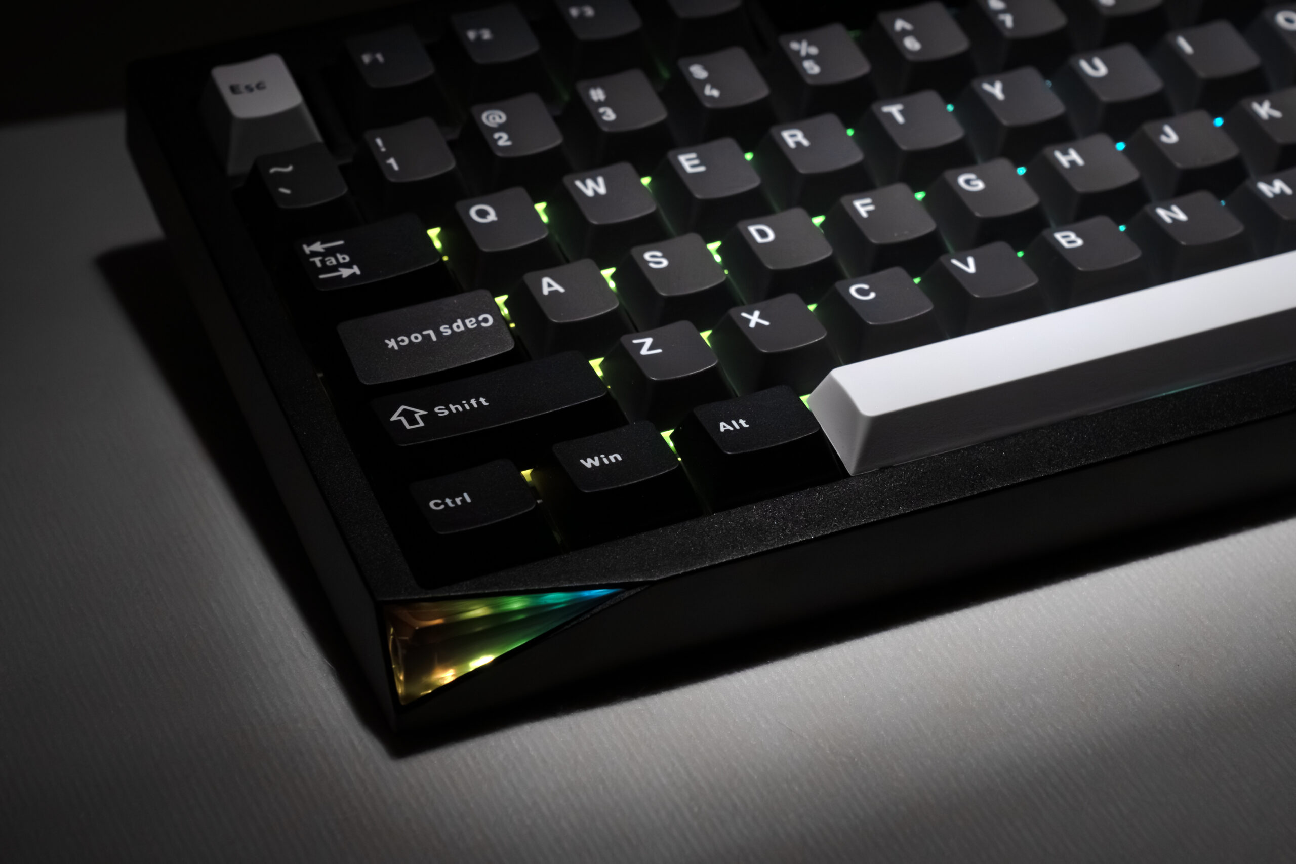 Bàn phím AKKO Mineral 02 VIA Black & Silver (Mirror Switch) 5