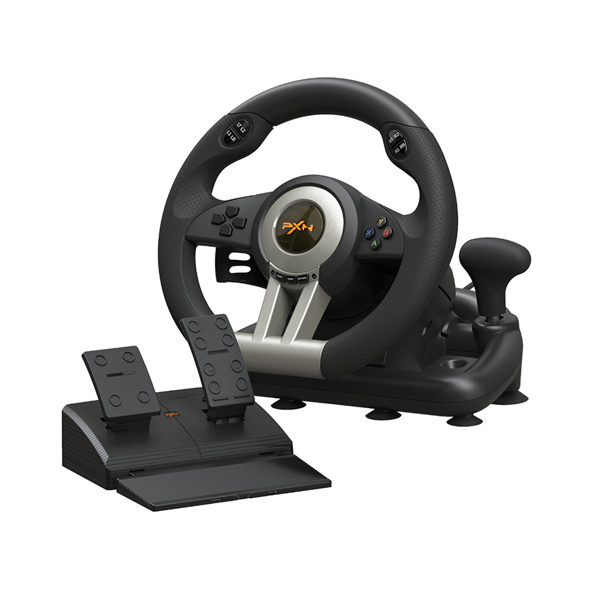 Vô lăng chơi game PXN V3 Pro Black 1