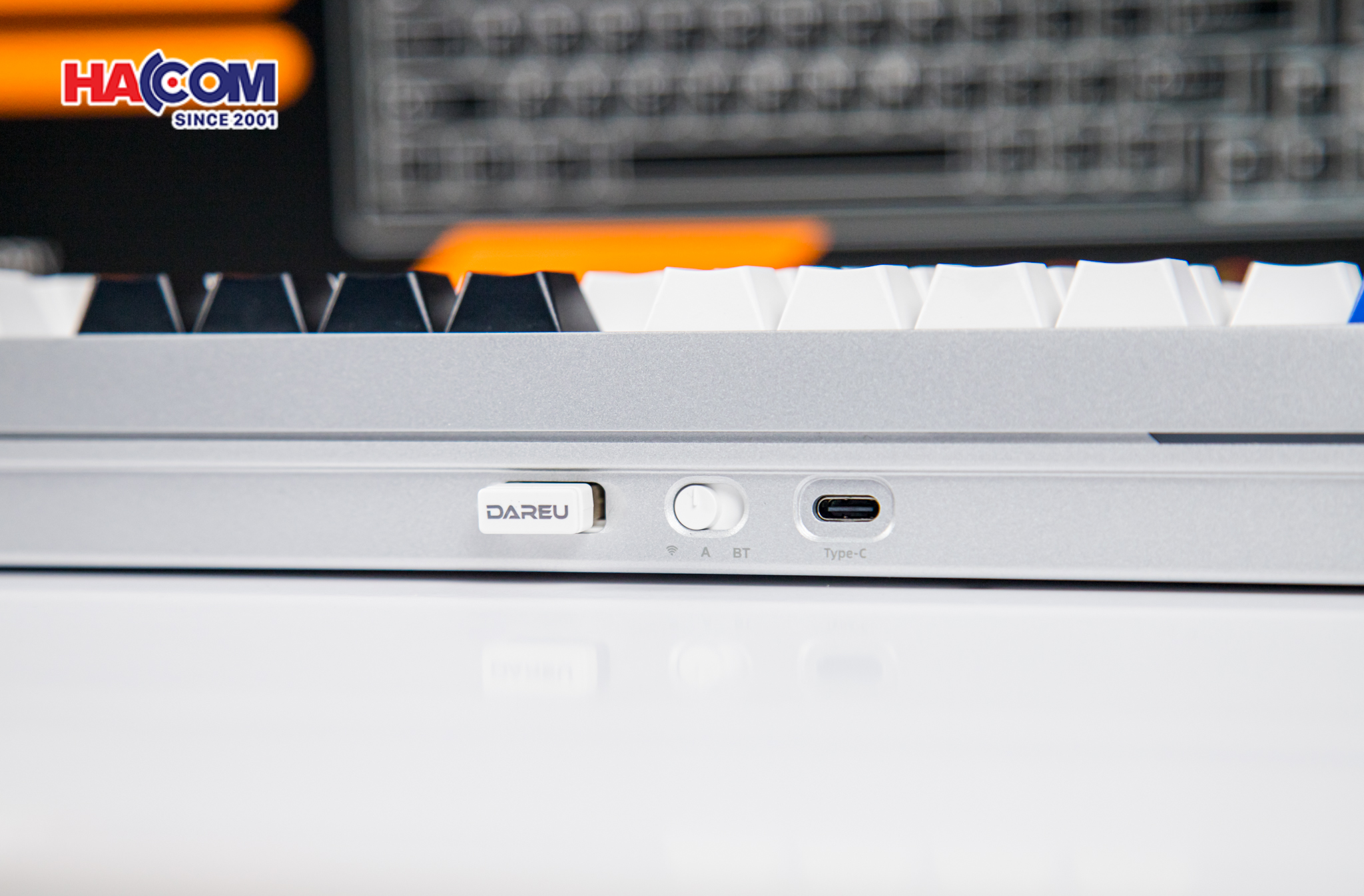 Bàn phím cơ Gaming DAREU EK75 PRO AL White Blue_Cloud switch 15