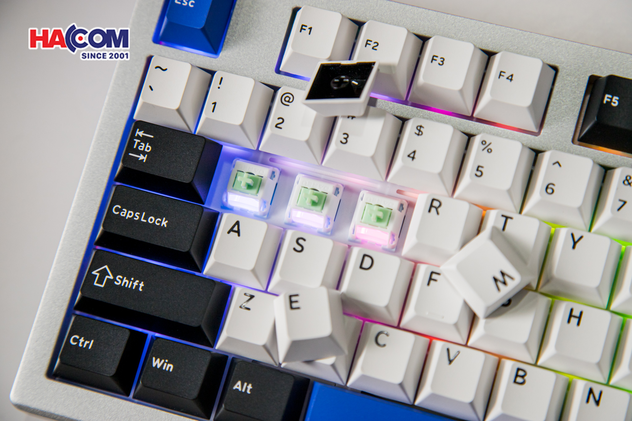 Bàn phím cơ Gaming DAREU EK75 PRO AL White Blue_Cloud switch 20