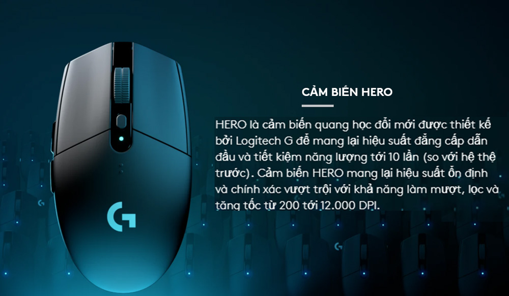 chuot game khong day logitech g304 hacom 3