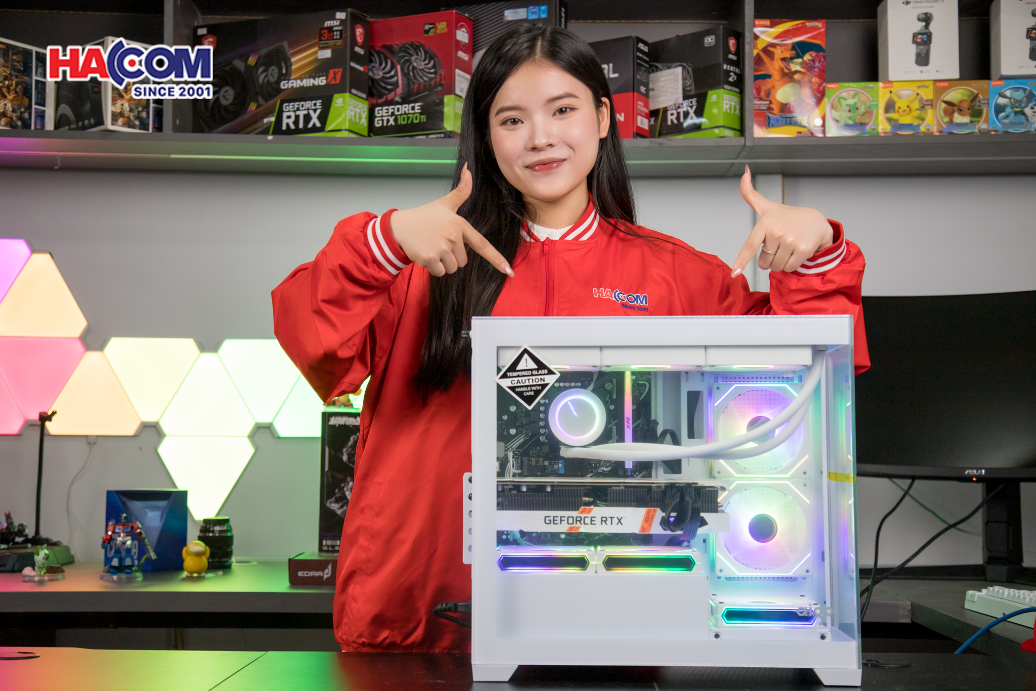 PC HACOM GAMING PERFORMANCE 001 (I5 12400F/B760M/16GB RAM/500GB SSD/RTX 3070 Ti) - Hình 2