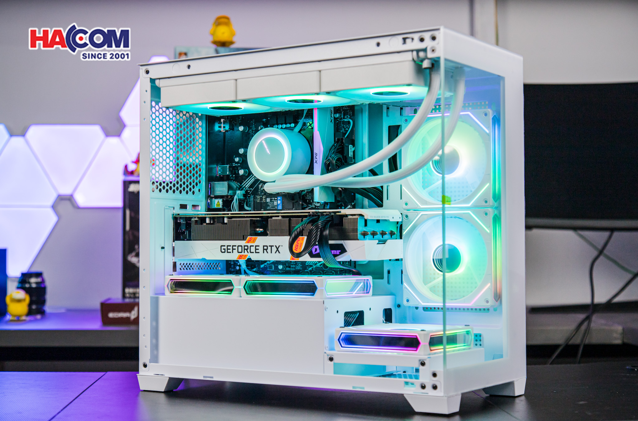 PC HACOM GAMING PERFORMANCE 001 (I5 12400F/B760M/16GB RAM/500GB SSD/RTX 3070 Ti) - Hình 3