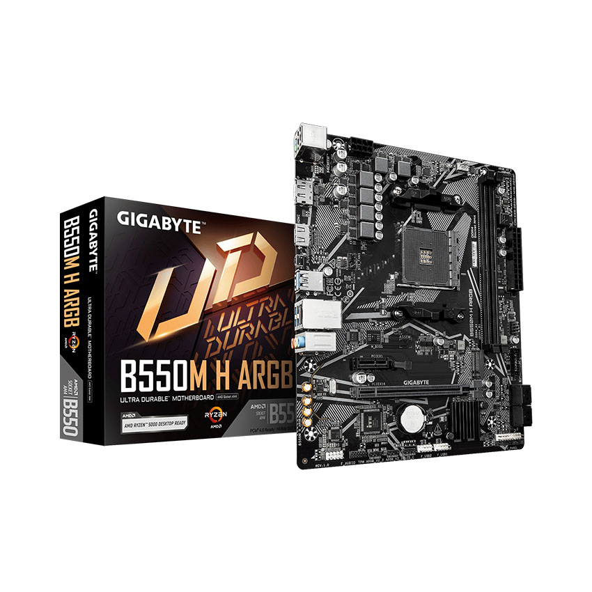 Mainboard Gigabyte B550M H ARGB chính hãng