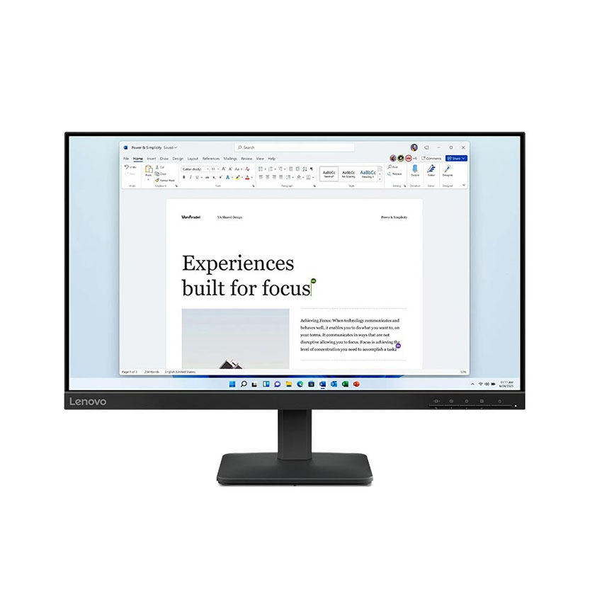 Màn hình Lenovo ThinkVision S22-4e (21.5 inch/FHD/IPS/100Hz/4ms) (64CBKAR6VN) - Hình 6