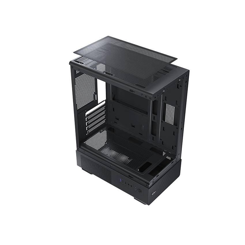Vỏ Case MIK H3 Black (mATX/0fan) - Hình 3