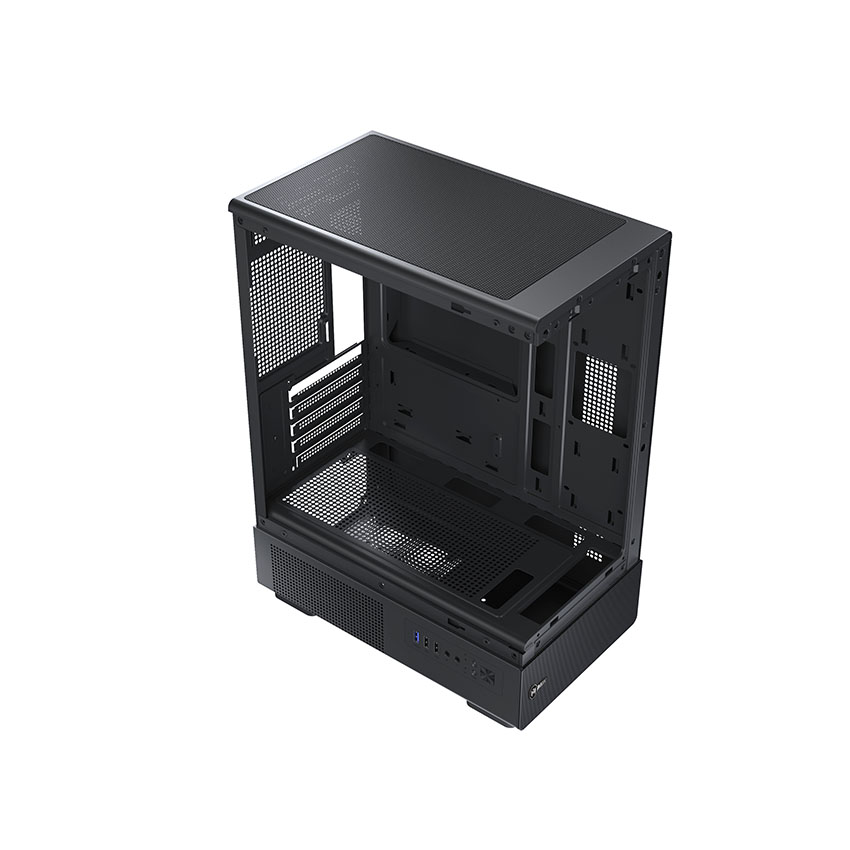 Vỏ Case MIK H3 Black (mATX/0fan) - Hình 2