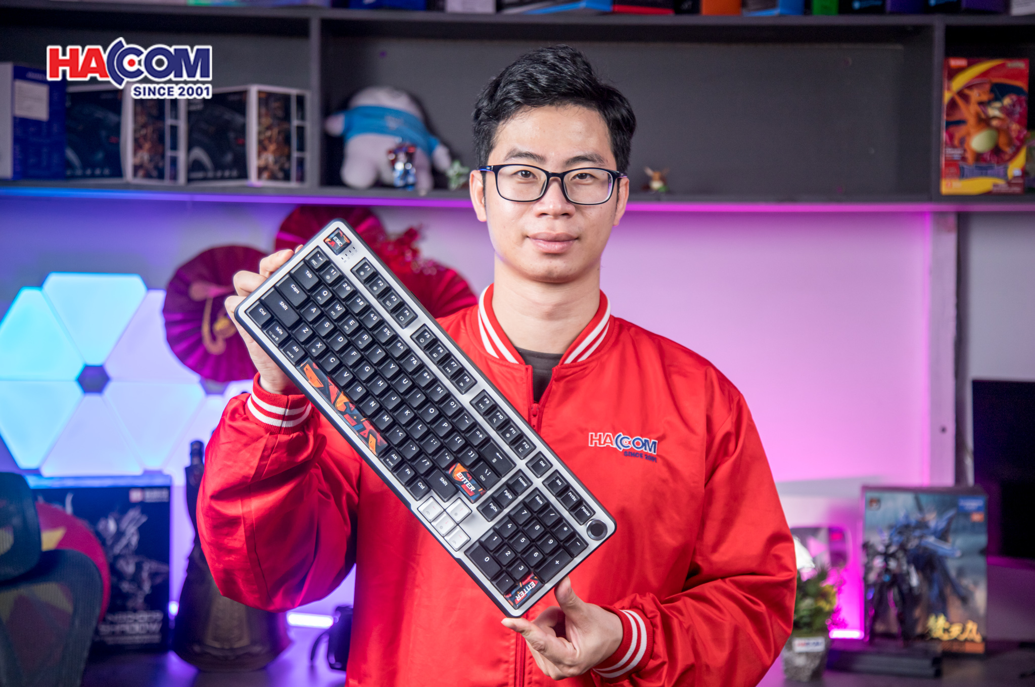 Bàn phím cơ EDRA EK398S (Triple Mode) - Hình 6