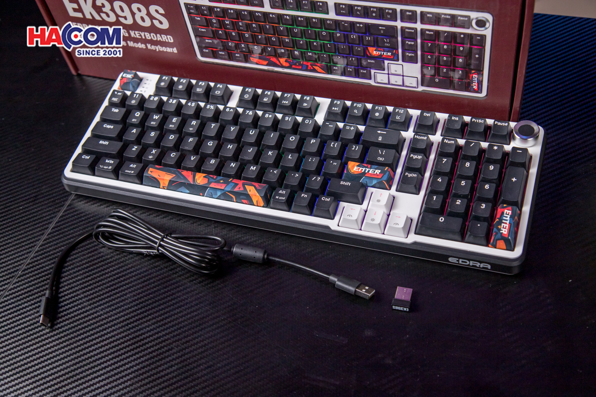 Bàn phím cơ EDRA EK398S (Triple Mode) - Hình 8