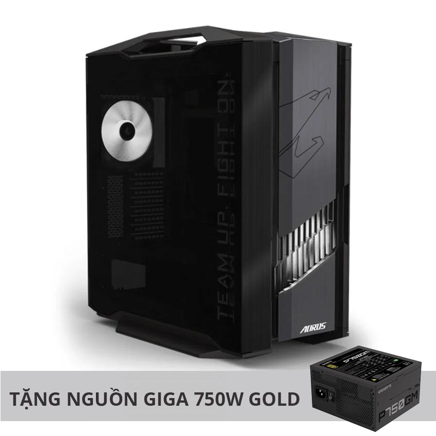 Vỏ Case GIGABYTE AORUS AC601G Black (eATX/4 Fan) chính hãng