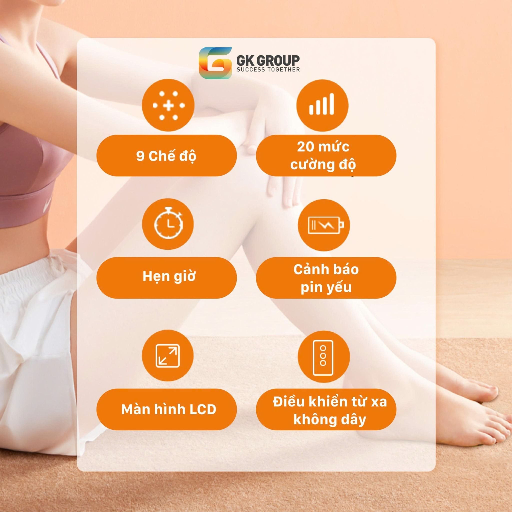 Máy massage chân và cơ thể - Genkii ZEN+ - Hình 3
