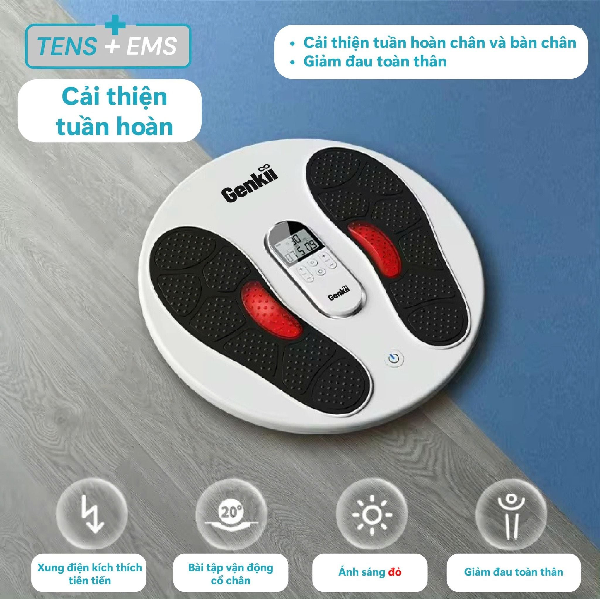 Máy massage chân và cơ thể - Genkii ZEN+ - Hình 4
