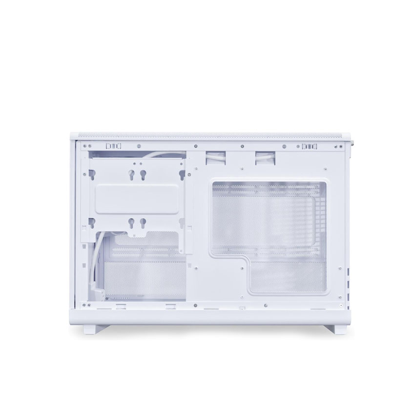Vỏ case LIAN LI A3-mATX Glass White Wooden Front (mATX/0 Fan) - Hình 5