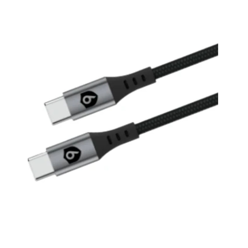 Cáp 9FIT USB-C to USB-C 1M Black - 9FCA001B - Hình 2