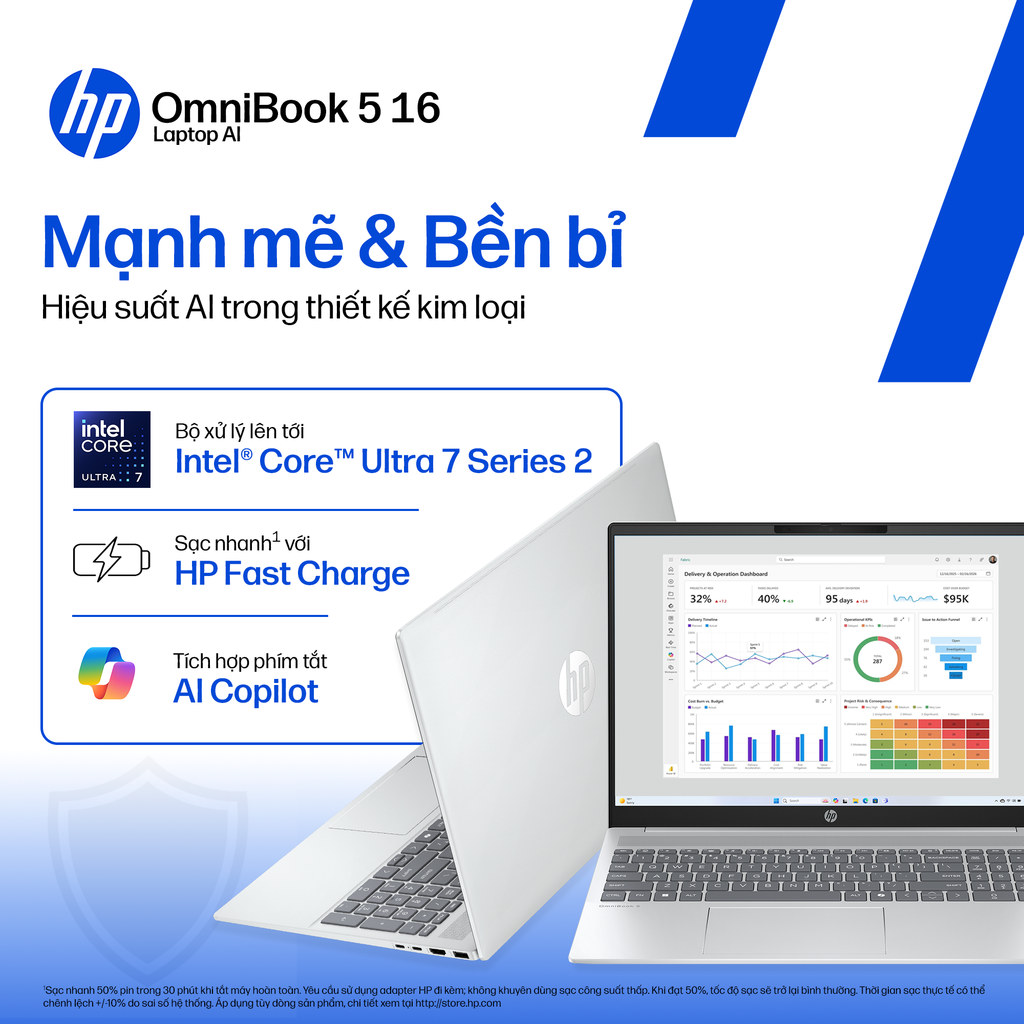Laptop HP OmniBook 7 16-az0038TU C2CX1PA (Core 5 210U/24GB RAM/512GB SSD/16 WUXGA/Win11&OfficeHS24+3 - Hình 2