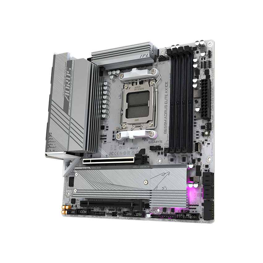 Mainboard Gigabyte B650M AORUS ELITE AX ICE DDR5 - Hình 5